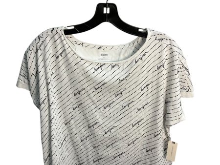 Top Short Sleeve By Maeve In White Black, Size: S For Sale