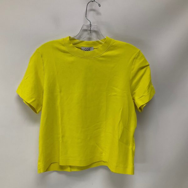 Top Short Sleeve By Cos In Yellow, Size: M Online