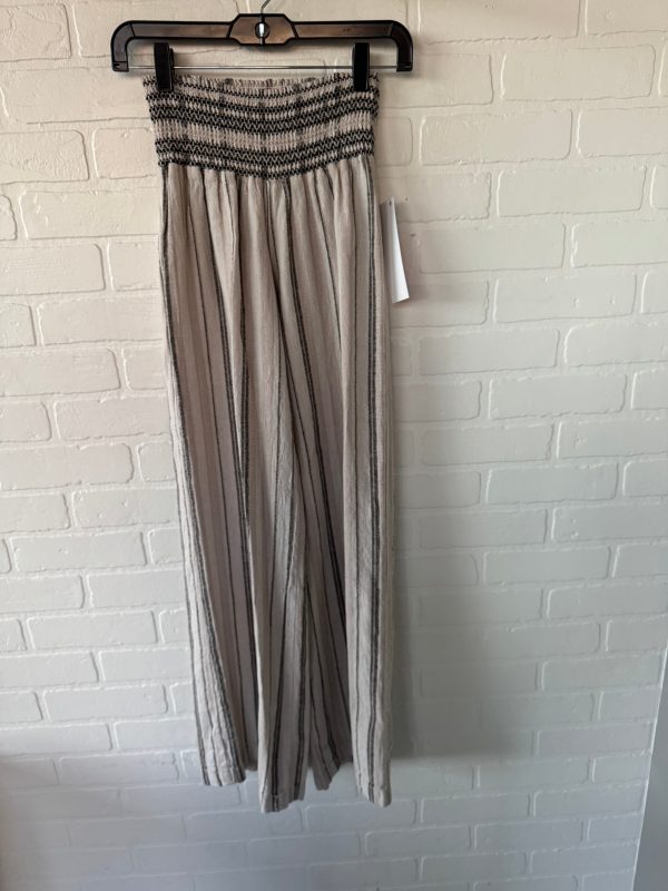 Pants Wide Leg By rewash In Black & Cream, Size: 4 Hot on Sale