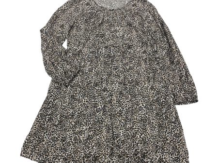 ANIMAL PRINT DRESS CASUAL SHORT by OLD NAVY Size:M Cheap