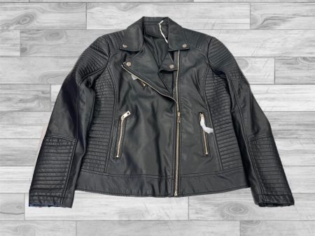 Jacket Leather By Clothes Mentor In Black, Size: Xl Online Hot Sale