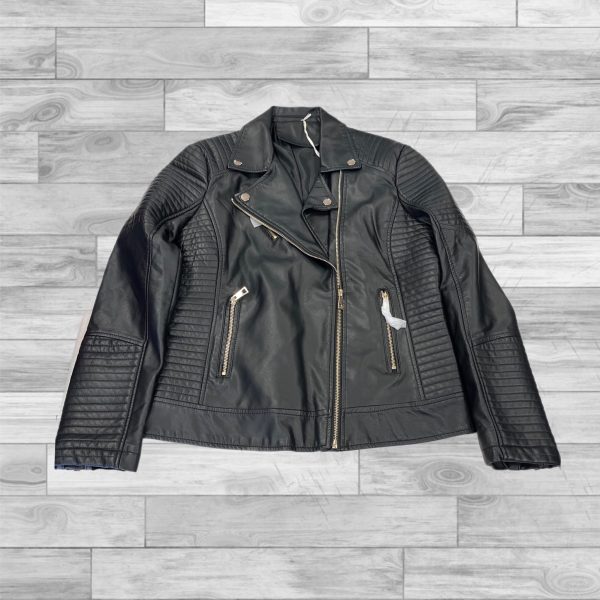 Jacket Leather By Clothes Mentor In Black, Size: Xl Online Hot Sale