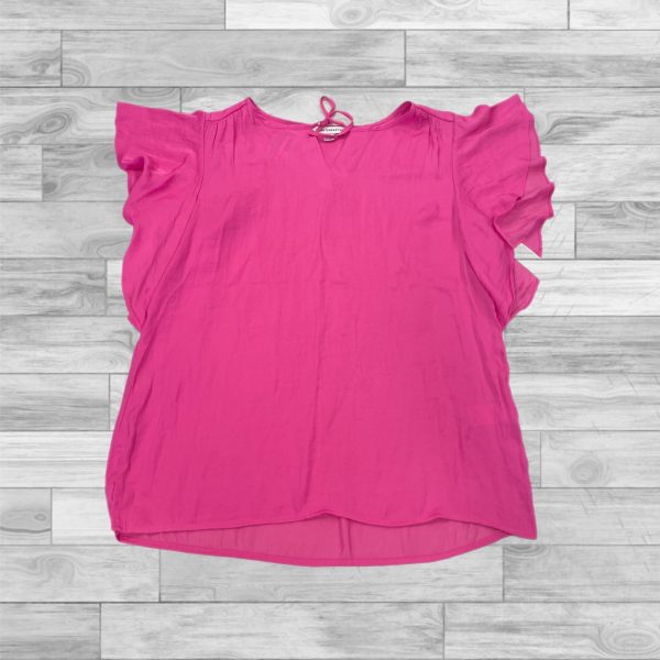 Top Short Sleeve By Counterparts In Pink, Size: S Supply