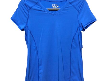 Athletic Top Short Sleeve Designer By Lilly Pulitzer In Blue, Size: Xs Online now