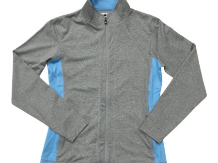 Athletic Jacket By Foot Joy In Blue & Grey, Size: S Cheap