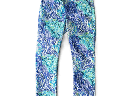 Pants Designer By Lilly Pulitzer In Green & Purple, Size: 8 For Discount