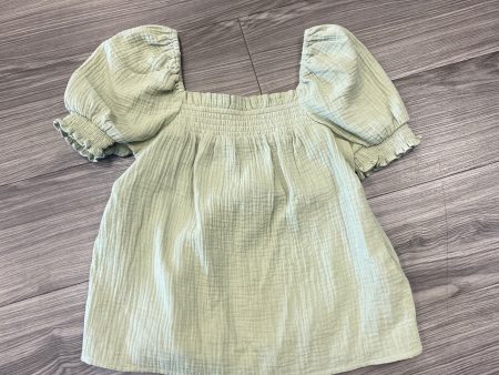 Top Short Sleeve By J. Crew In Green, Size: Xs Supply