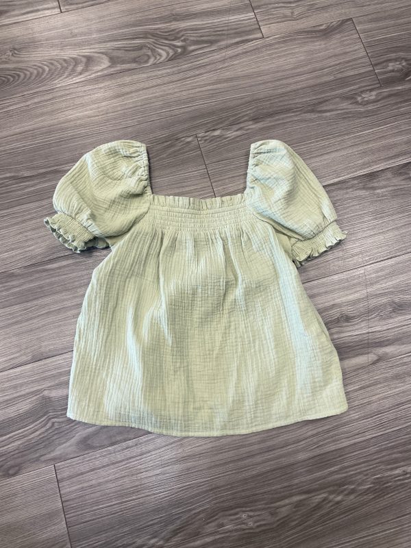 Top Short Sleeve By J. Crew In Green, Size: Xs Supply