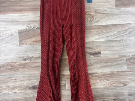 Pants Wide Leg By Free People In Red, Size: 8 Discount