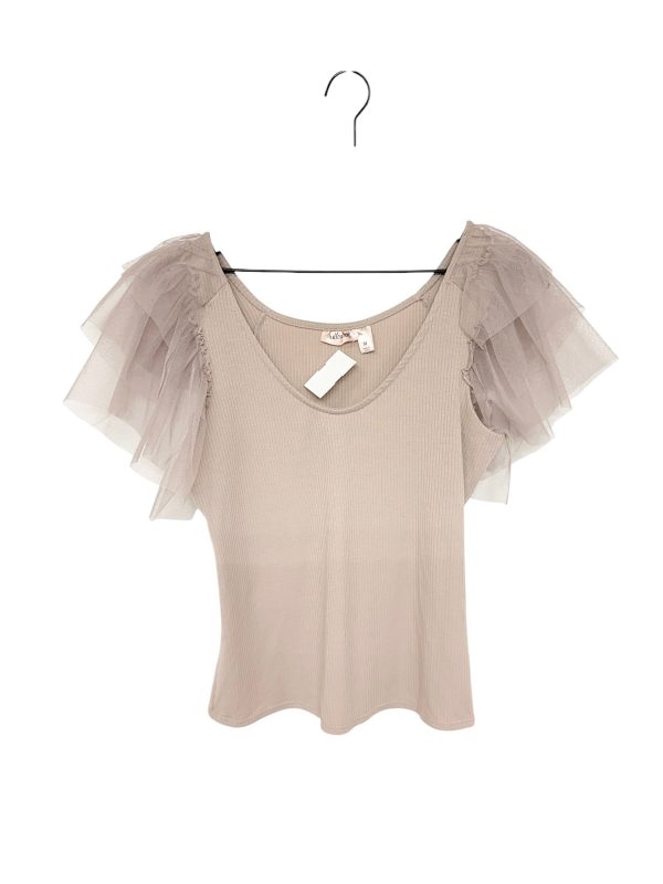 Top Short Sleeve By Cmc In Mauve, Size: M For Discount