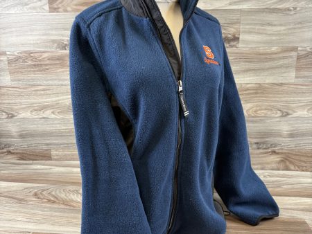 Athletic Jacket By Clothes Mentor In Navy, Size: M For Cheap