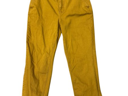 Pants Cropped By Everlane In Yellow, Size: 14 Online Hot Sale