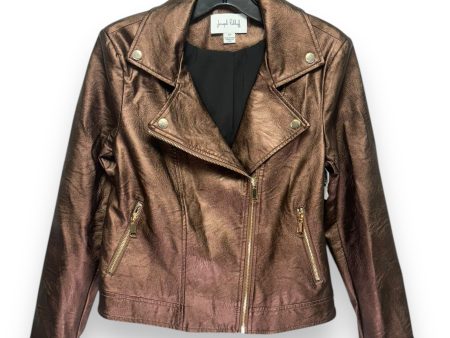 Jacket Moto By Joseph Ribkoff In Bronze, Size: S Online Hot Sale