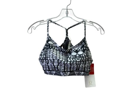 Athletic Bra By Lululemon In Black & White, Size:S Cheap