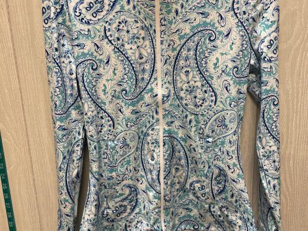 Athletic Jacket By Sigrid Olsen In Blue & White, Size: S Supply