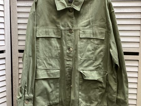 Jacket Denim By Primark In Green, Size: L For Sale